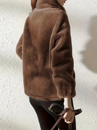 Althea™ Veste Peluche Femme – Style Décontracté & Formel