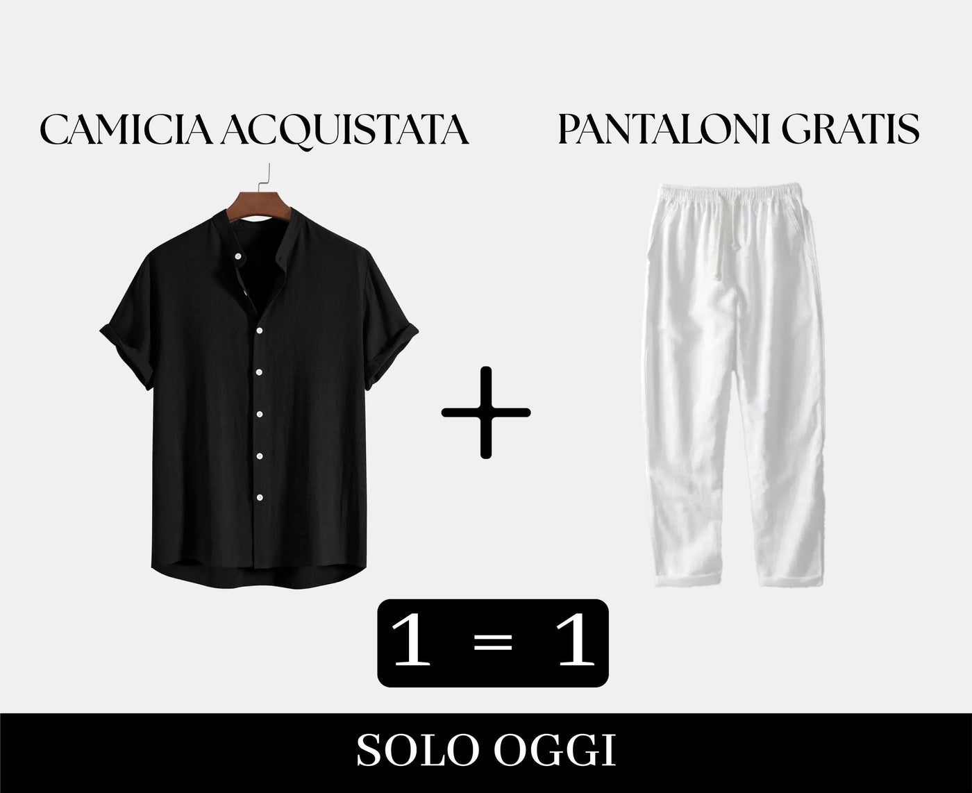 Duo di Lino : Camicia acquistata, pantalone in omaggio !