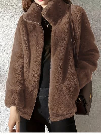 Althea™ Veste Peluche Femme – Style Décontracté & Formel