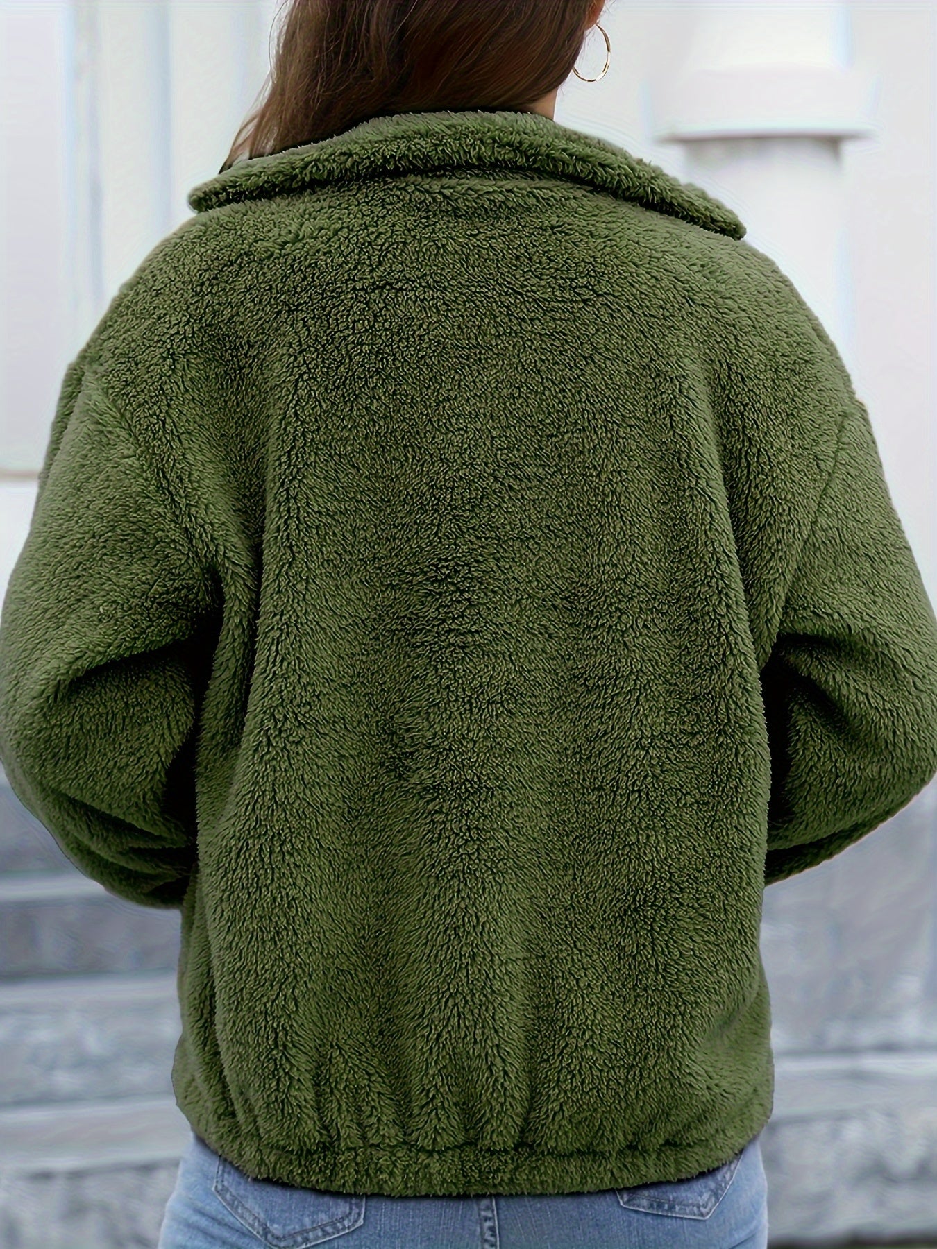 Amira™ Manteau Femme – Peluche Polaire Élégant