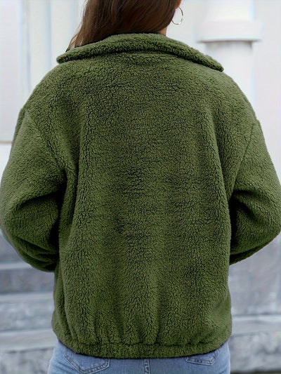 Amira™ Manteau Femme – Peluche Polaire Élégant