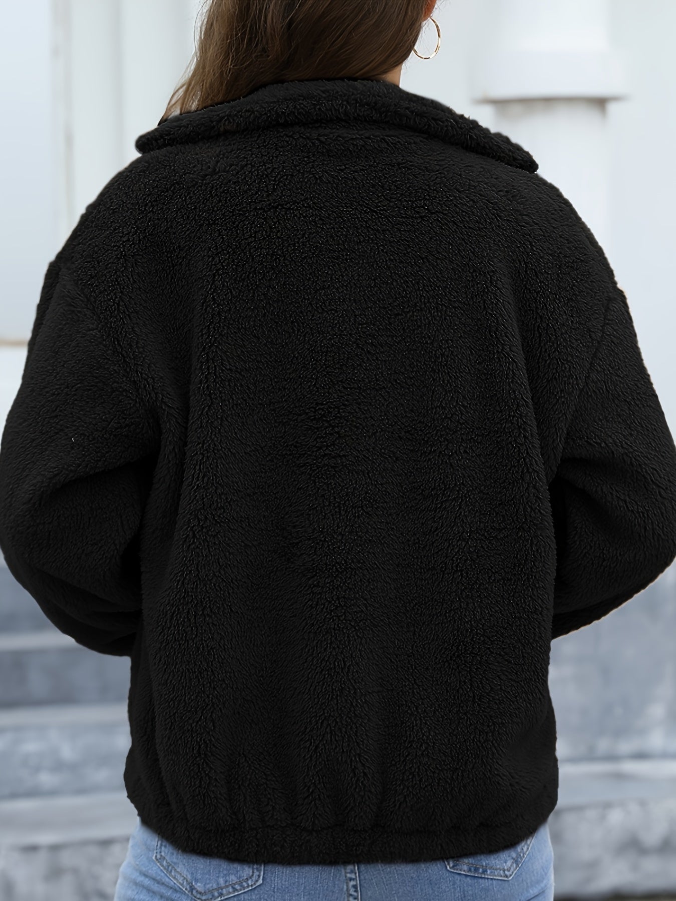 Amira™ Manteau Femme – Peluche Polaire Élégant