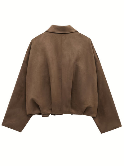 Zeyna™ Veste Bomber Femme – Style Chic & Décontracté