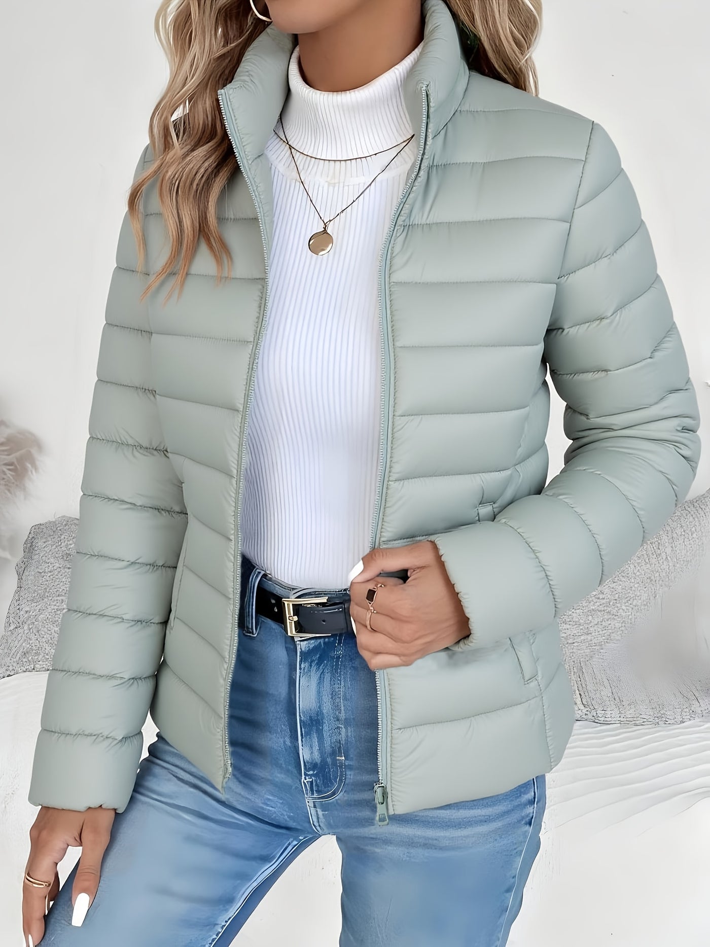 Almira™ Veste Longue Femme – Automne/Hiver Chic