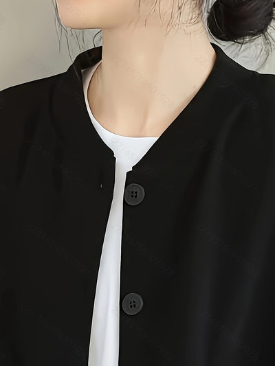 Eliana™ Cardigan Femme – Marron Boutonné Élégant
