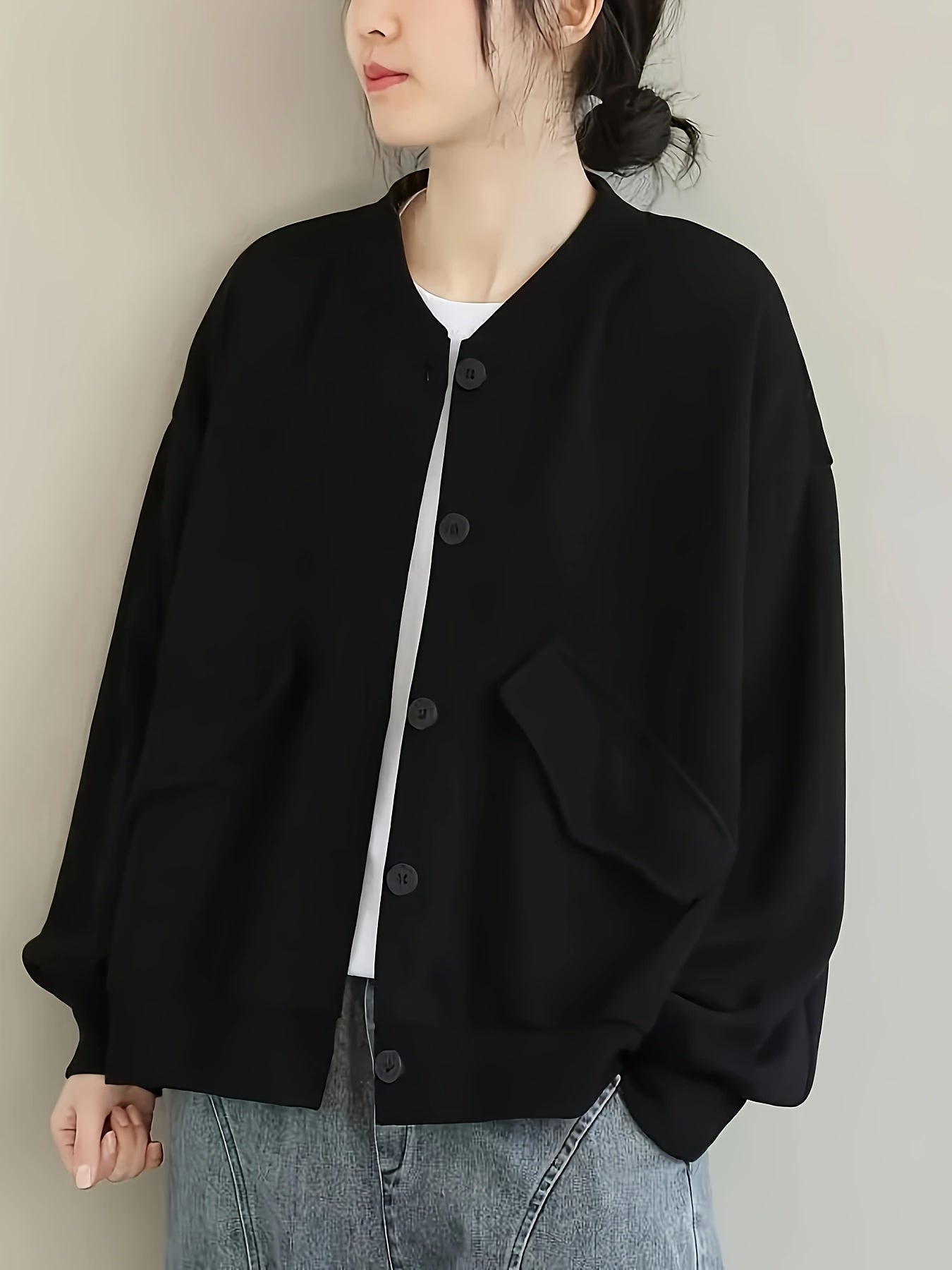 Eliana™ Cardigan Femme – Marron Boutonné Élégant
