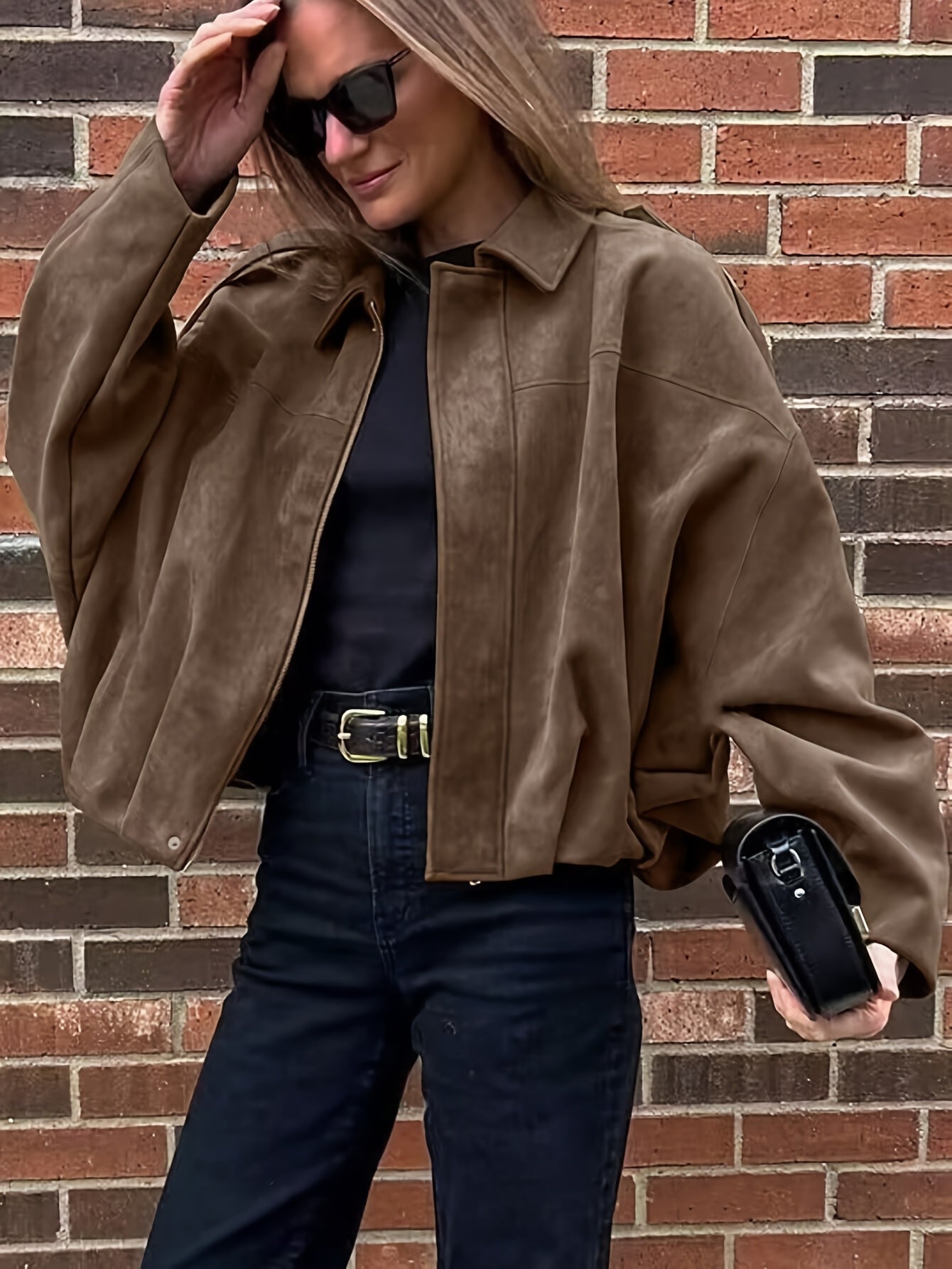 Zeyna™ Veste Bomber Femme – Style Chic & Décontracté