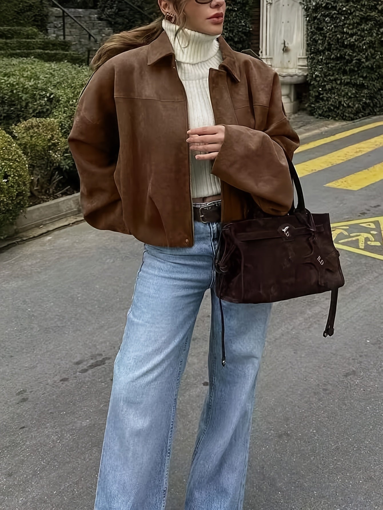 Zeyna™ Veste Bomber Femme – Style Chic & Décontracté