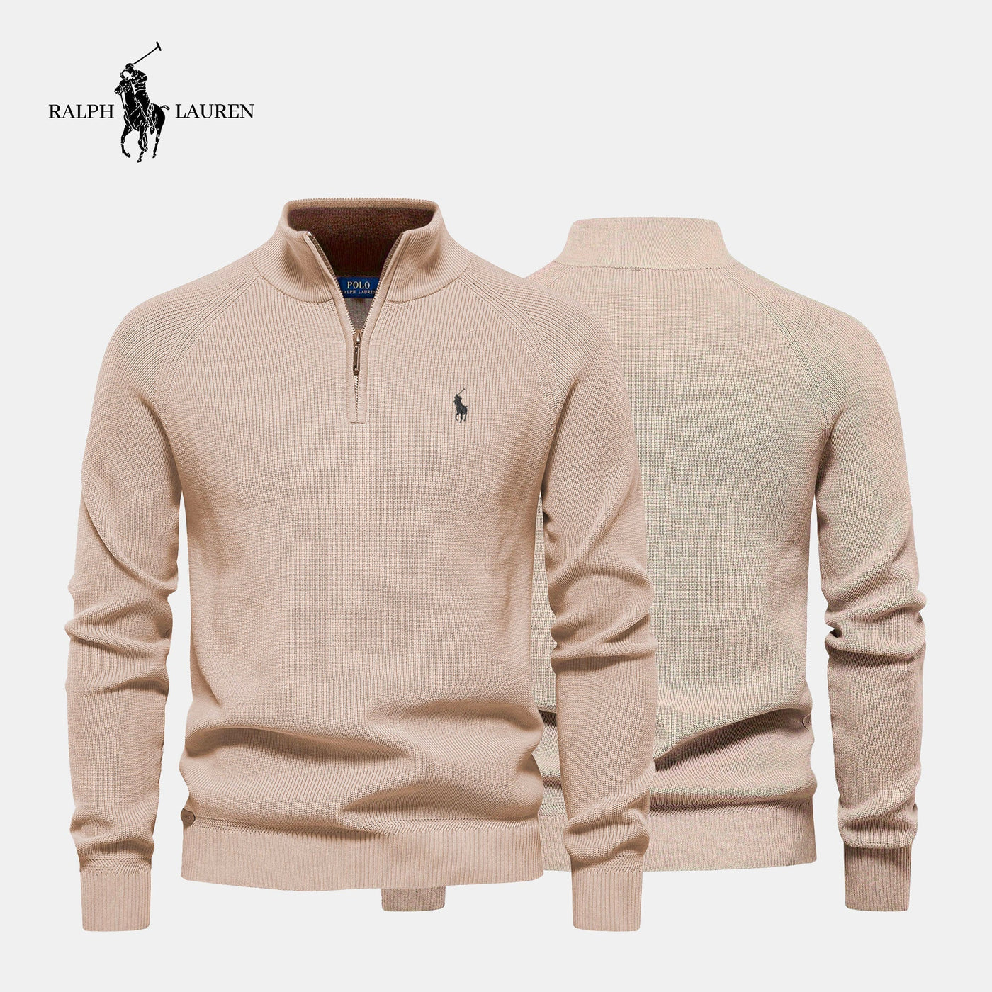 Pull Col Zippé R&amp;L (DÉSTOCKAGE)