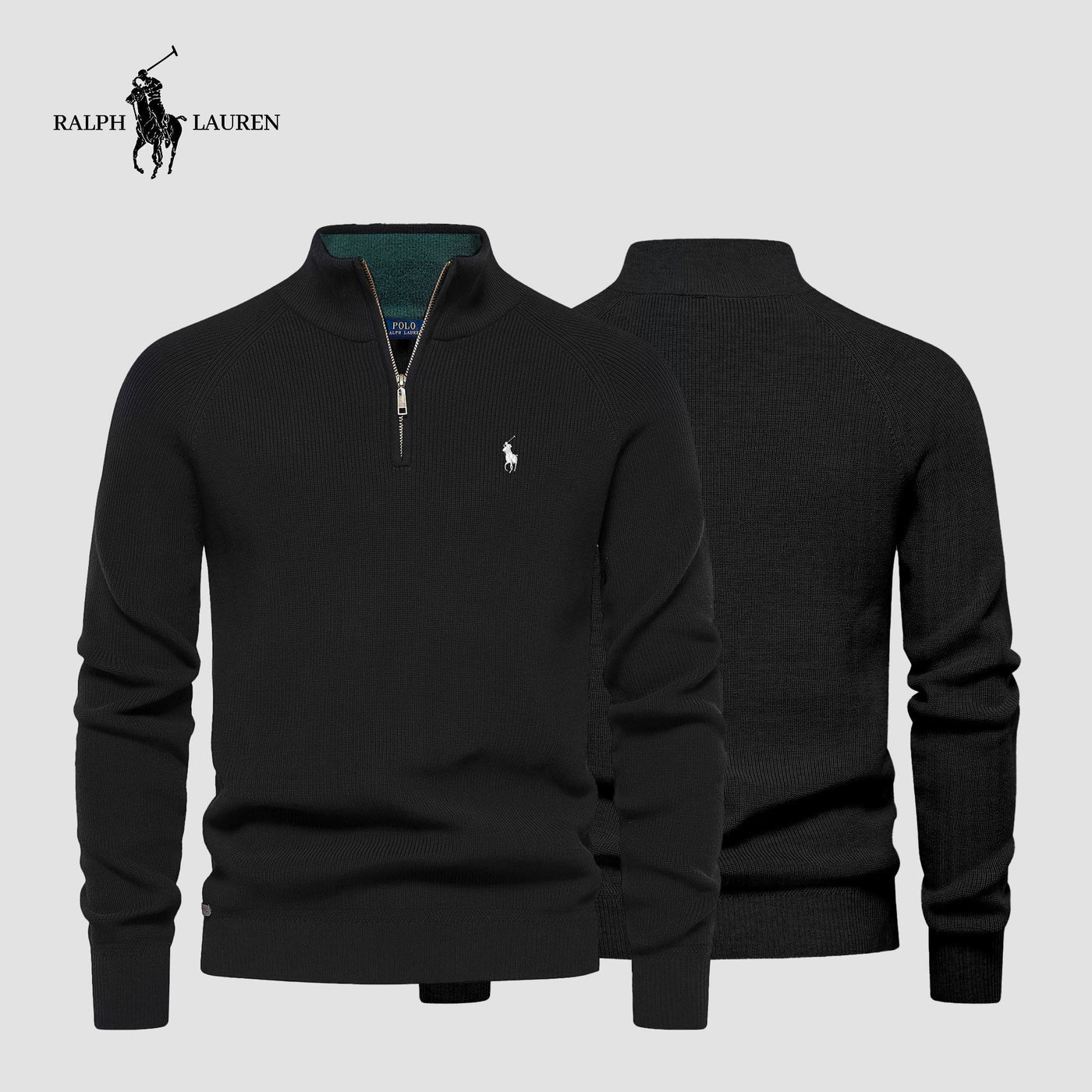 Pull Col Zippé R&amp;L (DÉSTOCKAGE)