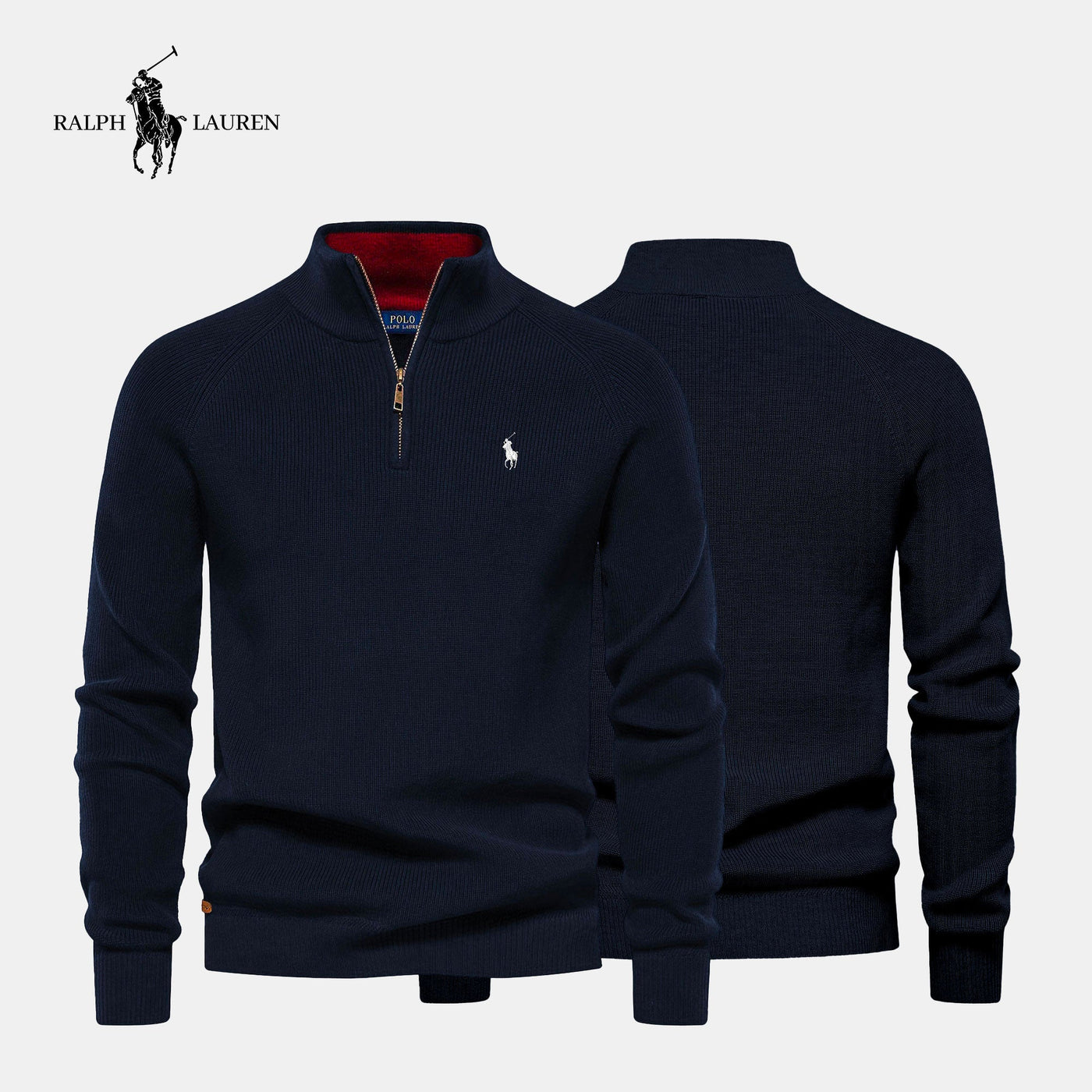 Pull Col Zippé R&amp;L (DÉSTOCKAGE)
