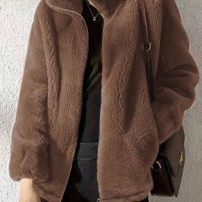 Althea™ Veste Peluche Femme – Style Décontracté & Formel