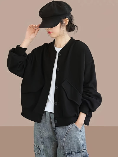 Eliana™ Cardigan Femme – Marron Boutonné Élégant