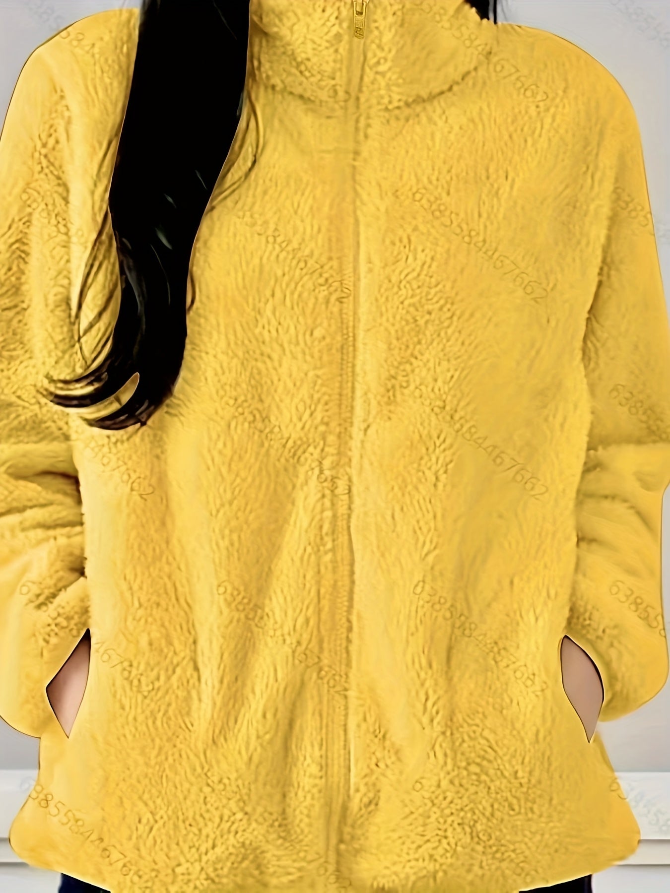 Zenya™ Manteau Femme – Polaire Moelleuse Bleu Clair