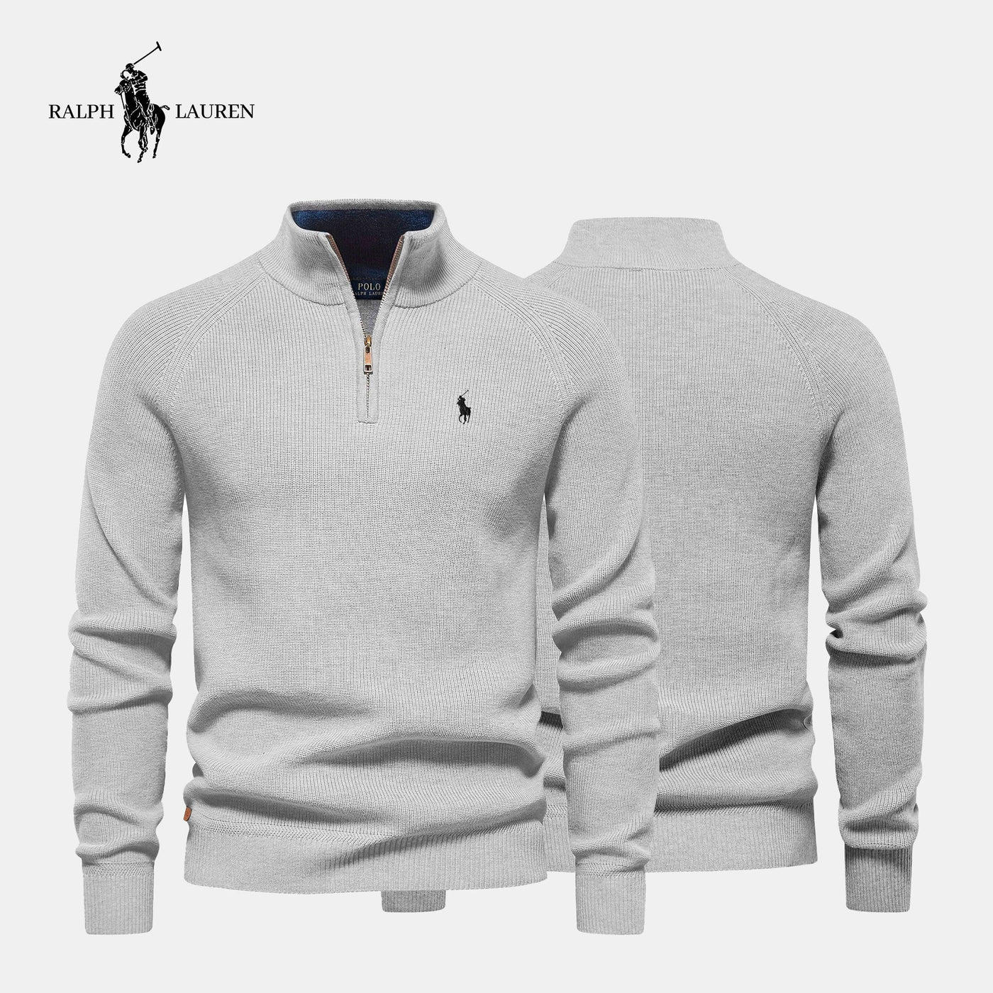 Pull Col Zippé R&amp;L (DÉSTOCKAGE)