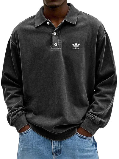аⅾіⅾаѕ – Polo casual à manches longues pour homme
